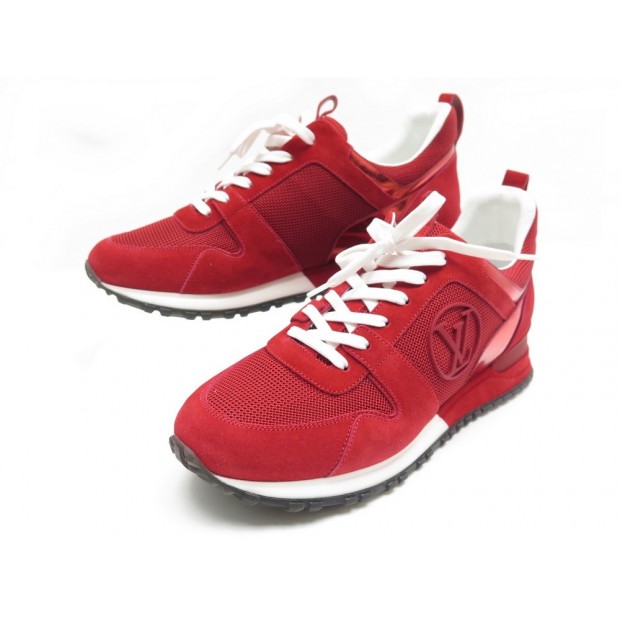 Louis Vuitton Sneakers Red Leather ref.44366 - Joli Closet