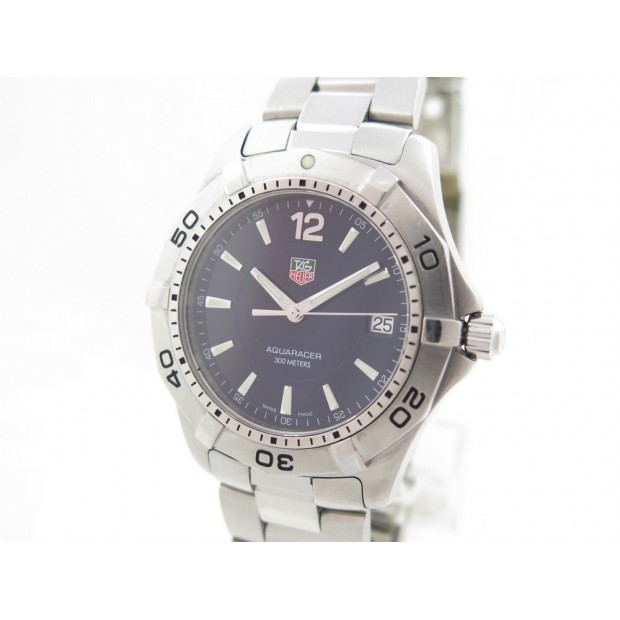 MONTRE TAG HEUER WAF1113 AQUARACER EWA 1250 38 MM HOMME QUARTZ STEEL WATCH 1490