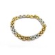 BRACELET CARTIER MAILLE PANTHERE EN OR JAUNE & GRIS SERTI DE 72 DIAMANTS 11500