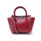 NEUF SAC A MAIN VALENTINO ROCKSTUD PM BANDOULIERE CUIR ROUGE RED HANDBAG 1680€