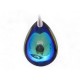 PENDENTIF BACCARAT PSYDELIC M 2106390 COLLIERS EN CRISTAL BLEU ET ARGENT 410€