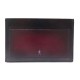 NEUF PORTE CARTES CORTHAY CUIR PATINE NOIR ROUGE LEATHER WALLET CARD HOLDER 250€