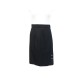 JUPE DROITE CHANEL 36 S EN LAINE NOIR VETEMENT FEMME BLACK WOOL SKIRT 1600€