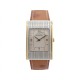 MONTRE BOUCHERON REFLET 37 MM QUARTZ OR ET ACIER CUIR AUTRUCHE STEEL WATCH 3180€