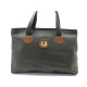 VINTAGE SAC DE VOYAGE A MAIN LANCEL CABAS 46CM CUIR GRAINE KAKI TRAVEL BAG 900€