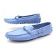 NEUF CHAUSSURES MOCASSIN TOD'S GOMINO 40 EN CUIR BLEU LEATHER LOAFER SHOES 350€