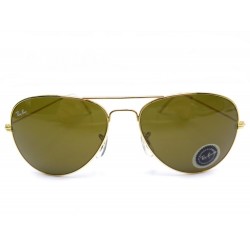 NEUF LUNETTES DE SOLEIL RAY BAN AVIATOR PILOTE 5814 BAUSCH LOMB SMALL DOREE 159