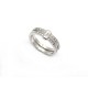 NEUF BAGUE MAUBOUSSIN SUBTILE ETERNITE T55 EN OR BLANC DIAMANTS 0.6CT RING 2995€