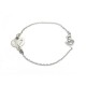 BRACELET O.J. PERRIN COEUR LEGENDES TAILLE 20 EN OR BLANC WHITE GOLD JEWEL 990€