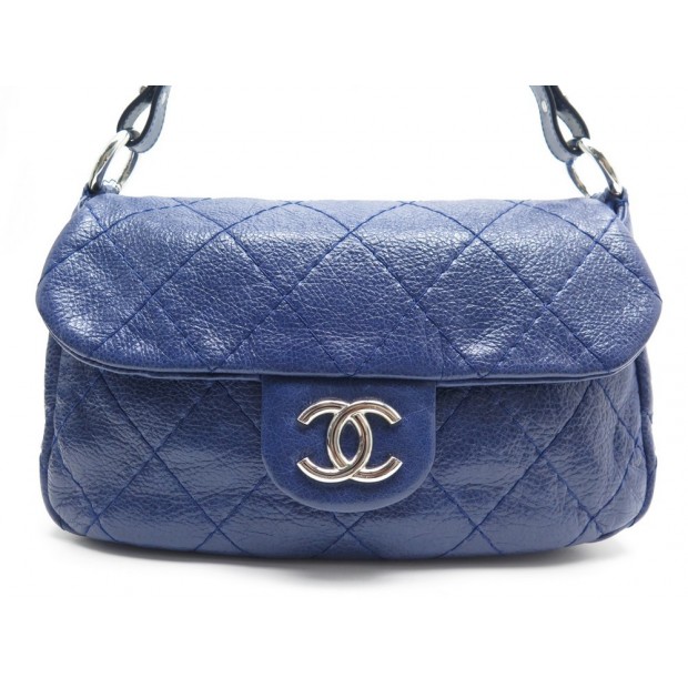 SAC CHANEL TIMELESS CUIR BLEU 