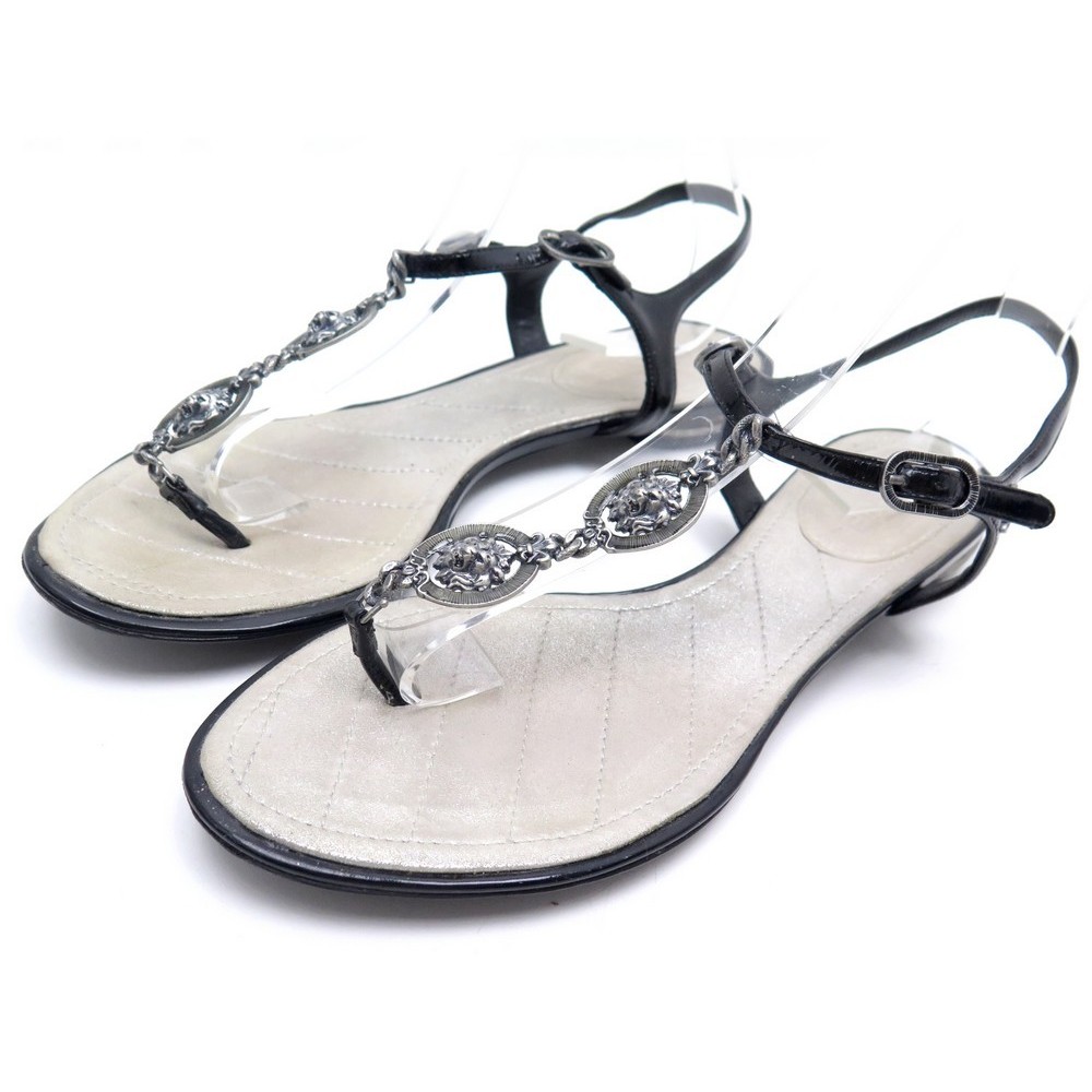 chaussures chanel sandales tongs 37 tetes de lion en chaussures chanel sandales tongs 37 tetes de lion en