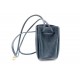 SAC BOURSE HERMES PORTE MONNAIE CHAINE D'ANCRE EN CUIR COURCHEVEL BLEU WALLET