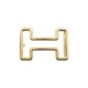 NEUF BOUCLE CEINTURE HERMES TONIGHT 32 MM METAL DORE GOLDEN BUCKLE + POCHON NEW