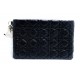 NEUF SAC POCHETTE A MAIN CHRISTIAN DIOR PANAREA MM EN TOILE NOIR CLUTCH BAG 590€