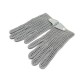 GANTS HERMES GRIS CUIR ET LAINE