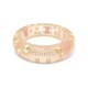 NEUF BRACELET CHANEL LOGO CC & PERLES RESINE BEIGE & STRASS BANGLE JEWEL 545€