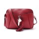 SAC A MAIN LANCEL BANDOULIERE CUIR ROUGE 