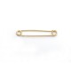 NEUF BROCHE DINH VAN EPINGLE A NOURRICE OR JAUNE YELLOW GOLD SAFETY PIN BROOCH
