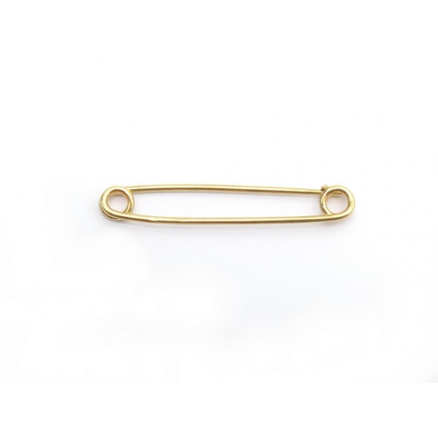 NEUF BROCHE DINH VAN EPINGLE A NOURRICE OR JAUNE YELLOW GOLD SAFETY PIN BROOCH