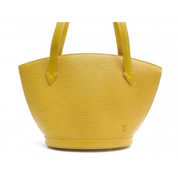 SAC A MAIN LOUIS VUITTON SAINT JACQUES PM CUIR EPI JAUNE LEATHER HAND BAG 1175€