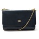 VINTAGE SAC A MAIN CELINE 24 CM EN CUIR GRAINE BLEU MARINE HAND BAG PURSE 1350€