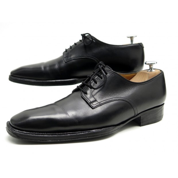 CHAUSSURES JM WESTON BEAUBOURG 636 7D 41 DERBY EN CUIR NOIR LEATHER SHOES 680€