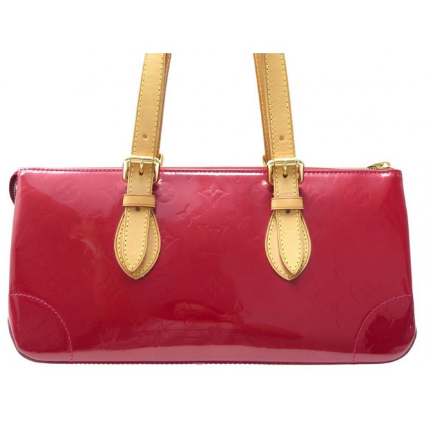 NEUF SAC A MAIN LOUIS VUITTON ROSEMOOD CUIR MONOGRAM VERNIS ROUGE HAND BAG 1150€