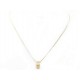 COLLIER POIRAY SYMBOLE OR 18CT ET DIAMANTS 