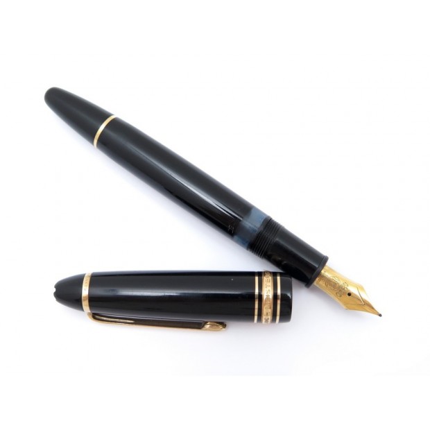 VINTAGE STYLO A PLUME MONTBLANC 146 RESINE NOIR 