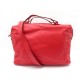 NEUF SAC A MAIN LANCEL POP MM A07049 BANDOULIERE CUIR ROUGE LEATHER HANDBAG 695€