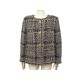 NEUF VESTE CHANEL P54203 TAILLE 48 XL EN TWEED MARRON BROWN WOOL JACKET 4200€