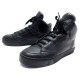 CHAUSSURES LOUIS VUITTON BASKET CUIR NOIR 