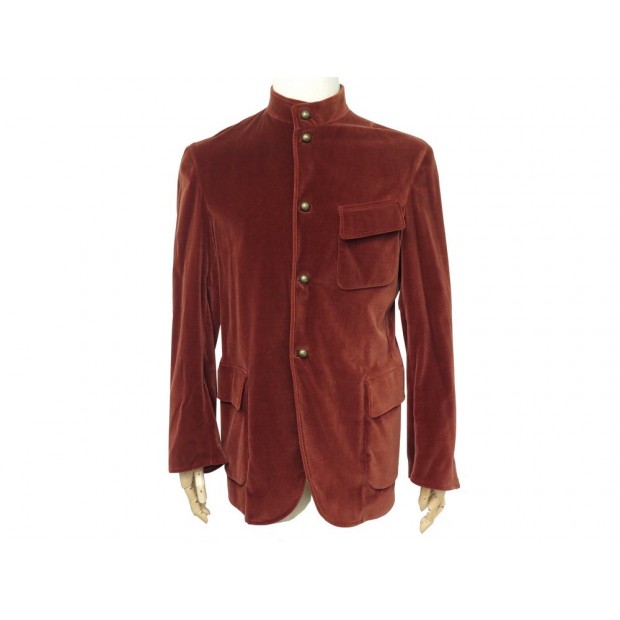 NEUF VESTE ARNYS FORESTIERE T 52 L COTON MARRON ROUILLE MANTEAU JACKET 2500€