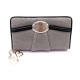 NEUF PORTEFEUILLE LANCEL BRIGITTE BARDOT BB TWEED GRIS GREY BILLFOLD WALLET 295