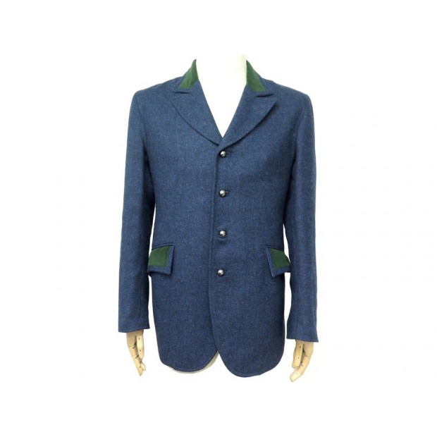 NEUF VESTE ARNYS T 50 52 L EN LAINE BLEU MARINE NEW BLUE WOOL JACKET 2500€