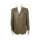 VESTE ARNYS T 52 L 3 BOUTONS BLOUSON EN CUIR MARRON BROWN LEATHER JACKET 4000€