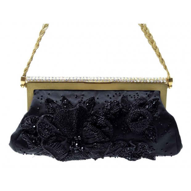 VINTAGE POCHETTE VALENTINO EN STRASS 