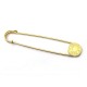 EPINGLE HERMES CLOU DE SELLE BROCHE EN METAL DORE 5.9 GR GOLDEN PIN BROOCH