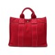 SAC A MAIN HERMES TOTO PM EN TOILE COTON ROUGE RED CANVAS COTTON HANDBAG 800€