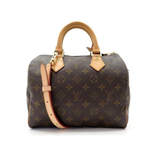 SAC A MAIN LOUIS VUITTON SPEEDY 25 TOILE MONOGRAM LV BANDOULIERE BAG PURSE 990€