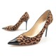 NEUF CHAUSSURES JIMMY CHOO ESCARPINS BOUT POINTU 41 POULAIN LEOPARD SHOES 650€