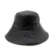 CHAPEAU MOTSCH POUR HERMES CUIR NOIR 55 