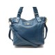 NEUF SAC A MAIN MARC BY MARC JACOBS BANDOULIERE EN CUIR BLEU HAND BAG TOTE 250€