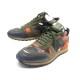 CHAUSSURES VALENTINO ROCKRUNNER NY2S0723 43.5 BASKETS TOILE CAMOUFLAGE ARMY 550€