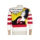 NEUF SWEAT CHANEL JUST A DROP OF N 5 2001 38 M COTON BLANC ET ROUGE TOP 3590€