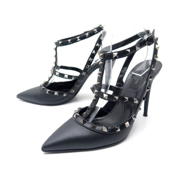 ESCARPINS VALENTINO ROCKSTUD NOIR 