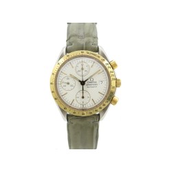 MONTRE OMEGA SPEEDMASTER OR JAUNE ET ACIER AUTOMATIQUE CHRONOGRAPHE WATCH 5800€