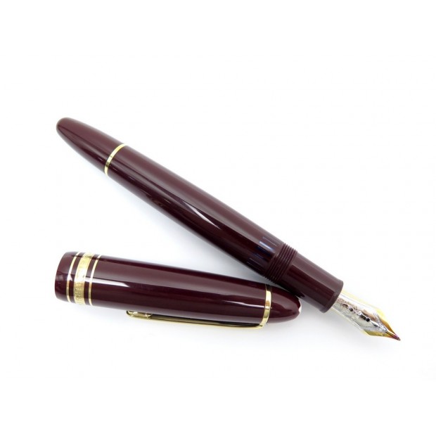 STYLO PLUME MONTBLANC MEISTERSTUCK 149 A PISTON EN RESINE BORDEAUX PEN 765€