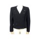 NEUF VESTE CHANEL COURTE P20350 T42 L LAINE NOIR ET BOUTONS CAMELIA JACKET 4200€