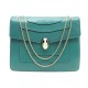 SAC BULGARI SERPENTI CUIR VERT 